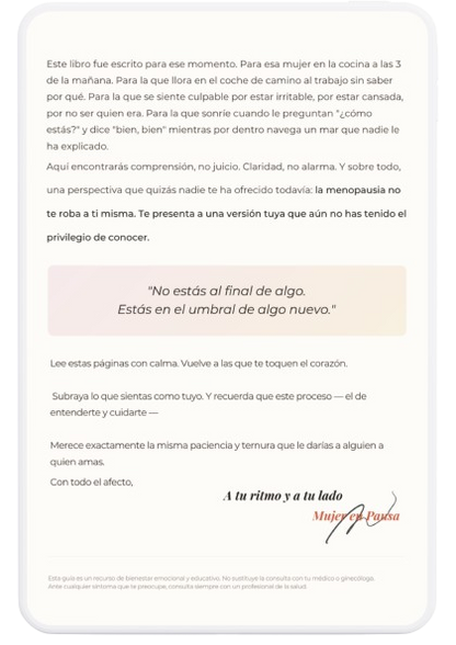 Comprende tu menopausia